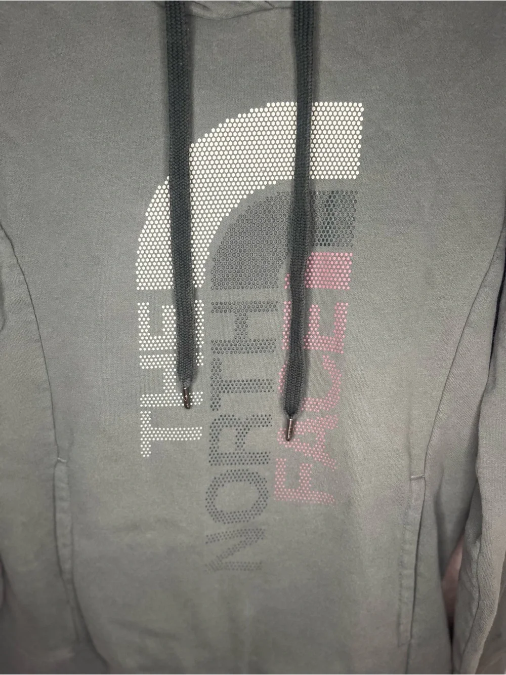 The North Face Women's Size M Olive Green Graphic Pullover Hoodie - Picture 3 of 4